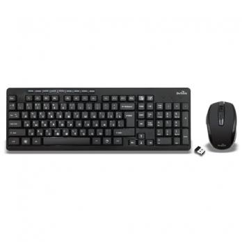 Комплект DeTech Wireless Combo DЕ-401W - беспроводные мультимедийная клавиатура + мышь