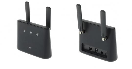 Интернет-центр ZTE MF293N черный