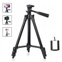 Штатив для фотоаппарата трипод 3120 Black + держатель для мобильного телефона +чехол