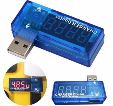 Цифровой USB Тестер Вольтметр Амперметр Контроль Зарядки Доктор