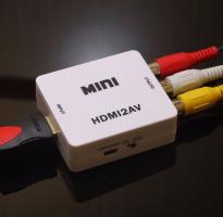 Адаптер HDMI to AV RCA Переходник Конвертер 720p 1080p Видео Аудио