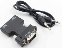 Конвертер с HDMI на VGA OUT(со звуком)
