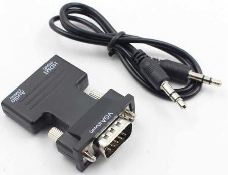 Конвертер с HDMI на VGA OUT(со звуком)