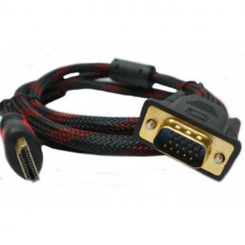 Кабель HDMI-VGA 1.5M / Кабель-переходник